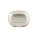 Guess Bluetooth headphones GUTWST88MCTGD TWS + docking station gold/gold Capsule Printed Logo