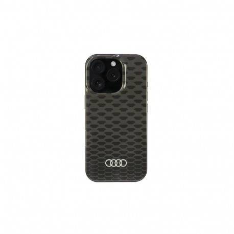 Audi IML Stitching Pattern MagSafe iPhone 16 Pro 6.3" black/black hardcase AU-IMLMIP16P-Q5/D3-B