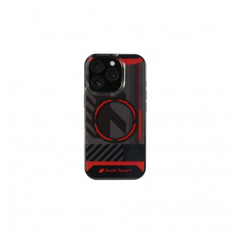 Audi IML Sport MagSafe iPhone 16 Pro 6.3" black/black hardcase AUS-IMLMIP16P-RSQ/D2-BK