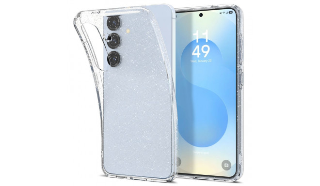 Spigen Liquid Crystal Case for Samsung Galaxy S25 - Glitter-Clear