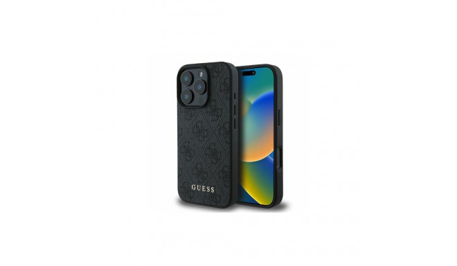 Guess 4G Classic Case for iPhone 16 Pro Max - Black