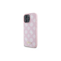 Guess Peony Script MagSafe iPhone 16 Pro Max Case - Pink