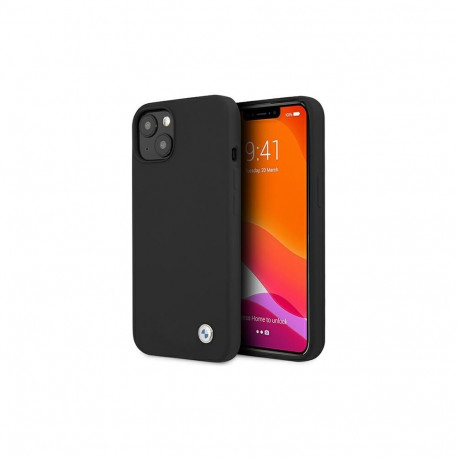 BMW Silicone Signature Case for iPhone 13 - Black