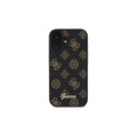 Guess Peony Script MagSafe iPhone 16 Case - Black
