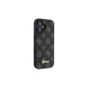 Guess Peony Script MagSafe iPhone 16 Case - Black