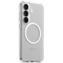 CARE by PanzerGlass Flagship Urban Combat White QI Case for Samsung Galaxy S25 - Transparent