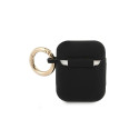 Guess GUA2SSSK AirPods cover black/black Silicone Vintage Script