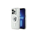 Karl Lagerfeld Karl&Choupette Glitter MagSafe case for iPhone 15 Pro - transparent