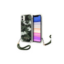 Guess GUHCN61KSARKA iPhone 11 6.1" / Xr green/khaki hardcase Camo Collection