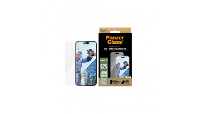 PanzerGlass Screen Protector iPhone 16 Plus 6.7" Classic Fit 2875