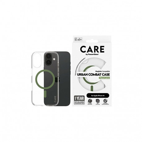 CARE by PanzerGlass Flagship Case iPhone 16 6.1" green/green MagSafe 1369