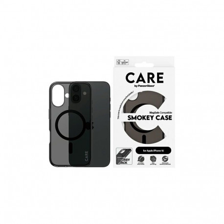 CARE by PanzerGlass Flagship Case iPhone 16 6.1" smoke/smokey MagSafe 1349