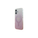 Guess IML Glitter Gradient MagSafe iPhone 16 Case - Pink