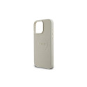 Guess Grained Ring MagSafe case for iPhone 16 Pro - beige