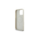 Guess Grained Ring MagSafe case for iPhone 16 Pro - beige