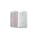 Guess Grained Ring MagSafe iPhone 16 Pro Case - Pink