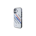BMW Motosport IML Random Stripes iPhone 16 Plus Case - Gray