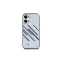 BMW Motosport IML Random Stripes iPhone 16 Plus Case - Gray