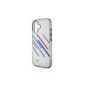 BMW Motosport IML Random Stripes iPhone 16 Case - Gray