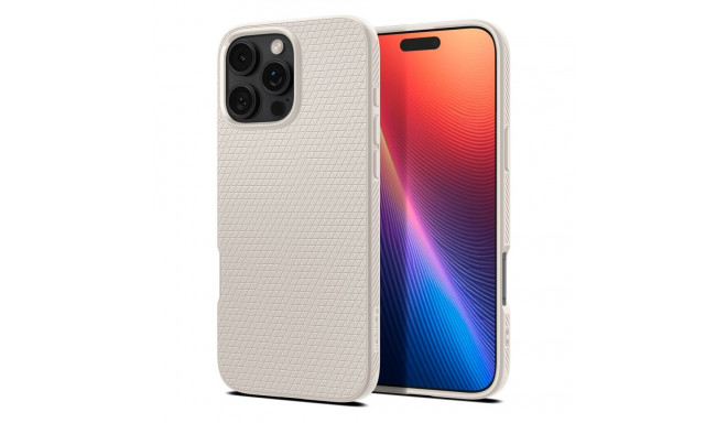 Spigen Liquid Air case for iPhone 16 Pro - titanium