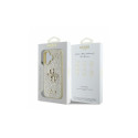 Guess Fixed Glitter Big 4G iPhone 16 Case - Gold