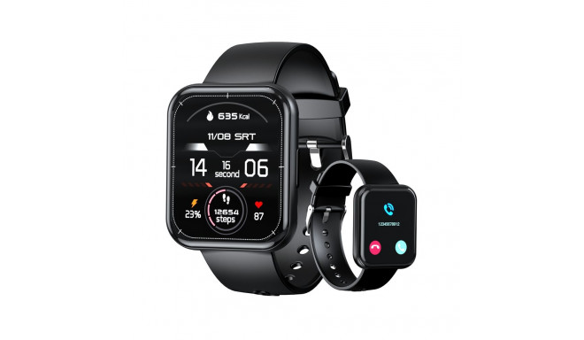 Choetech WT001 smartwatch with IP67 call answering function - black