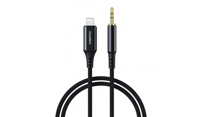 Choetech AUX009 Lighting / mini jack 3.5mm cable 2 m - black