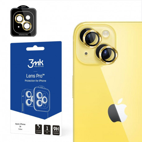 3mk Lens Protection Pro Camera Cover for iPhone 14 - Yellow