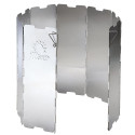 Wind shield for a camping stove burner - silver Wind shield for a camping stove burner - silver