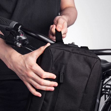 Wozinsky WSB6GR Scooter Handlebar Sports Bag with Shoulder Strap 5L - Gray