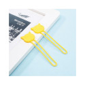 Silicone cable reel - yellow