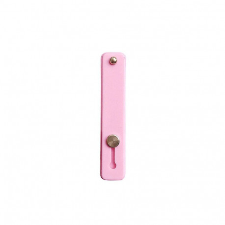 Self-adhesive finger holder with zipper - pink