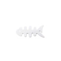Fish-shaped headphone cable wrap - white