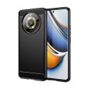 Flexible carbon pattern case for Realme 11 Pro / 11 Pro+ Carbon Case - black Flexible carbon pattern case for Realme 11 Pro / 11 Pro+ Carbon Case - black