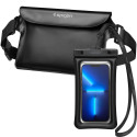 Spigen Aqua Shield A621 Waterproof Hip Bag + Floating Case - Black