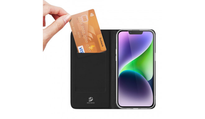 Dux Ducis Skin Pro Wallet Case for iPhone 15 Plus - Black