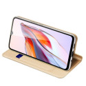 Dux Ducis Skin Pro Case For Xiaomi Redmi 11A / Poco C55 / Redmi 12C Cover Flip Card Wallet Stand Gol