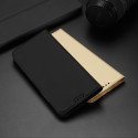 Dux Ducis Skin Pro Case For Xiaomi Redmi 11A / Poco C55 / Redmi 12C Cover Flip Card Wallet Stand Gol