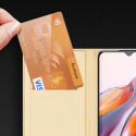 Dux Ducis Skin Pro Case For Xiaomi Redmi 11A / Poco C55 / Redmi 12C Cover Flip Card Wallet Stand Gol