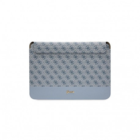 Guess 4G Stripe Metal Logo case for a 14" laptop - blue