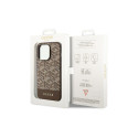 Guess GUHMP14XHGCFSEW iPhone 14 Pro Max 6.7" brown/brown hard case GCube Stripes MagSafe Guess GUHMP14XHGCFSEW iPhone 14 Pro Max 6.7" brown/brown hard case GCube Stripes MagSafe