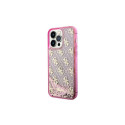 Guess GUHCP14XLC4PSGP iPhone 14 Pro Max 6.7" pink/pink hardcase Liquid Glitter 4G Transculent Guess GUHCP14XLC4PSGP iPhone 14 Pro Max 6.7" pink/pink hardcase Liquid Glitter 4G Transculent