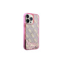 Guess GUHCP14XLC4PSGP iPhone 14 Pro Max 6.7" pink/pink hardcase Liquid Glitter 4G Transculent Guess GUHCP14XLC4PSGP iPhone 14 Pro Max 6.7" pink/pink hardcase Liquid Glitter 4G Transculent