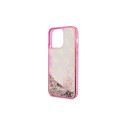 Guess GUHCP14XLC4PSGP iPhone 14 Pro Max 6.7" pink/pink hardcase Liquid Glitter 4G Transculent Guess GUHCP14XLC4PSGP iPhone 14 Pro Max 6.7" pink/pink hardcase Liquid Glitter 4G Transculent