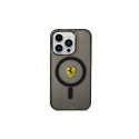 Ferrari FEHMP14XURKK iPhone 14 Pro Max 6.7" black/black hardcase Translucent Magsafe