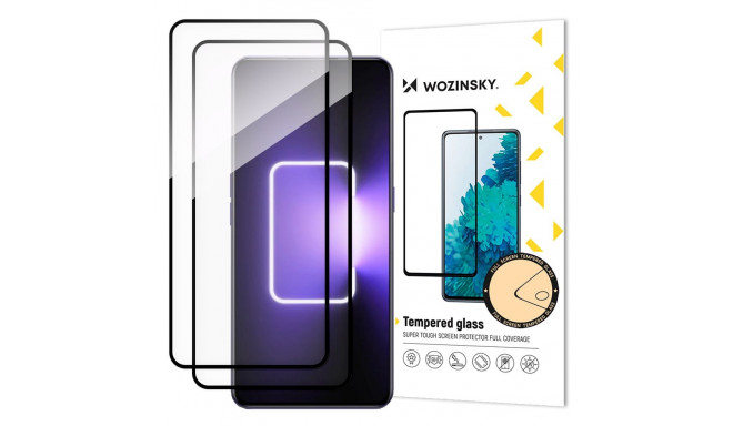 Wozinsky Full Glue Tempered Glass for Realme GT Neo 5 / Realme GT3, 2-pack
