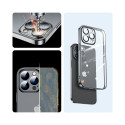 Joyroom 14Q Case case for iPhone 14 Plus case cover with metallic frame black (JR-14Q3-black)