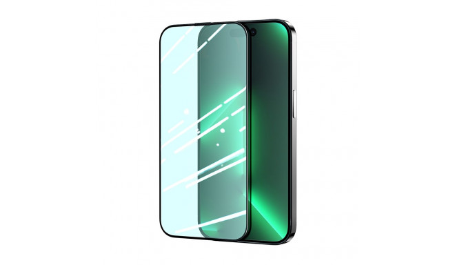 Joyroom Knight Green Glass for iPhone 14 Plus with Full Screen Anti Blue Light Filter (JR-G03)