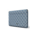 Guess 4G Uptown Triangle Logo case for a 16" laptop - blue