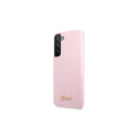 Guess GUHCS22MLSLMGLA S22+ S906 lavender/lavender hardcase Silicone Script Metal Logo